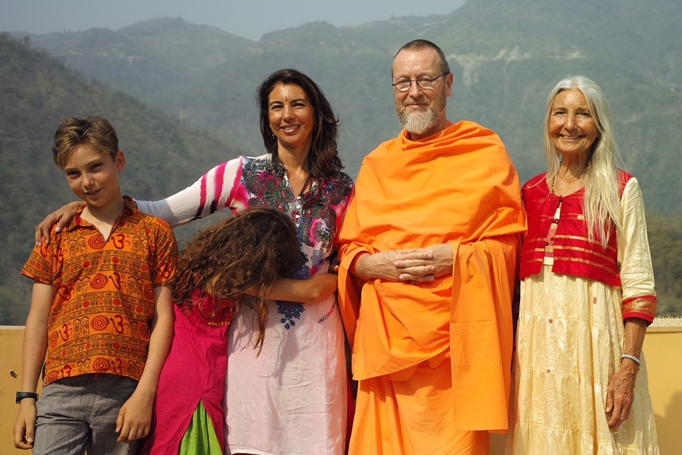 Photo of Sri Ganga Mira with family